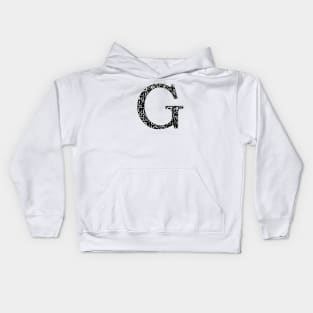 G Filled - Typography Kids Hoodie